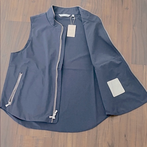 New Peter Millar Midnight Blue Vest with Zipper Accents size S - Picture 5 of 12